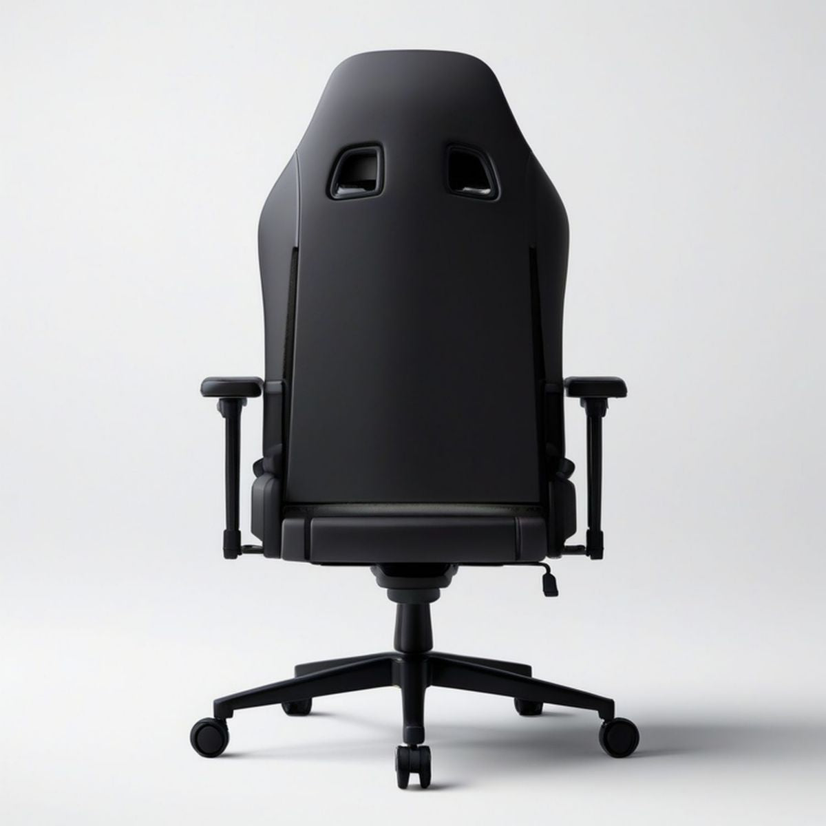 Gaming-Bürostuhl Schwarz, 65 x 65 x 122–132 cm